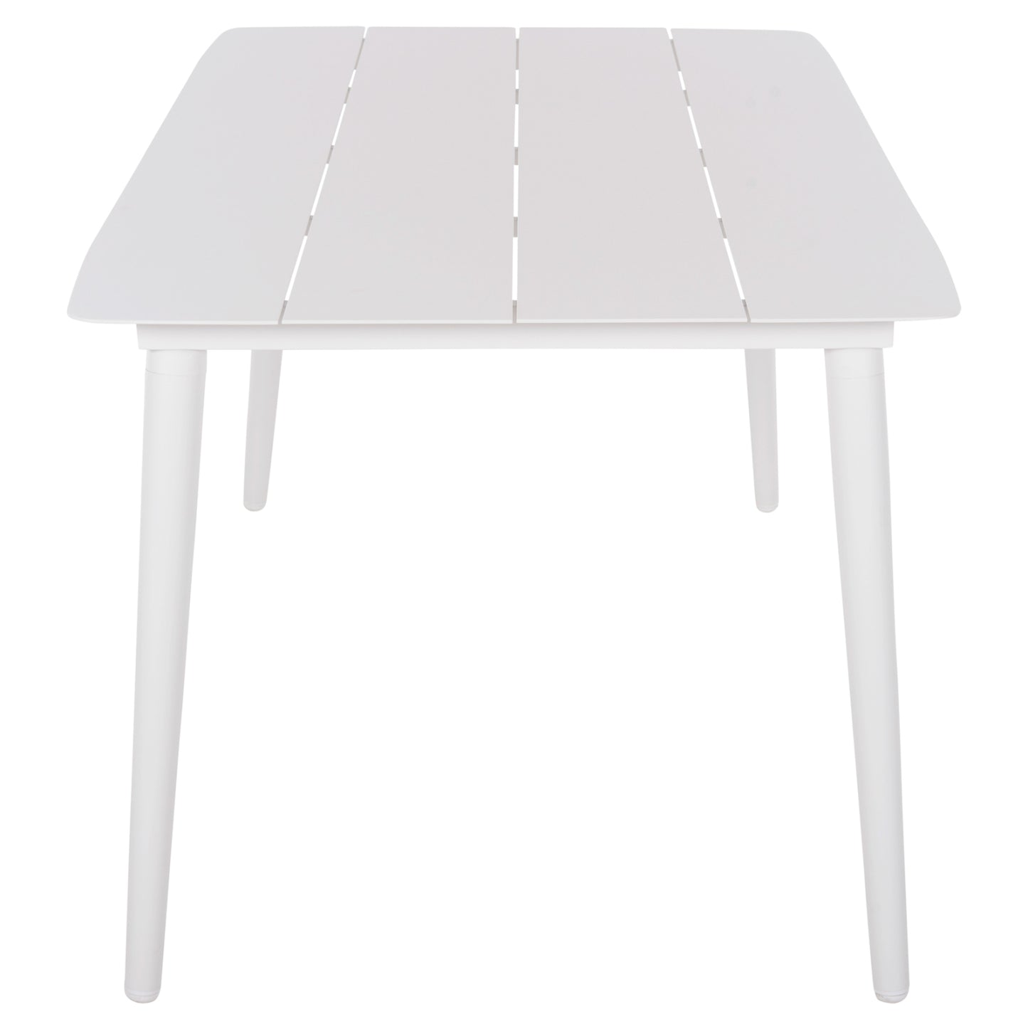 ALUMINUM RECTANGULAR TABLE JEROM HM6058.01 WHITE 180X90X74Hcm.