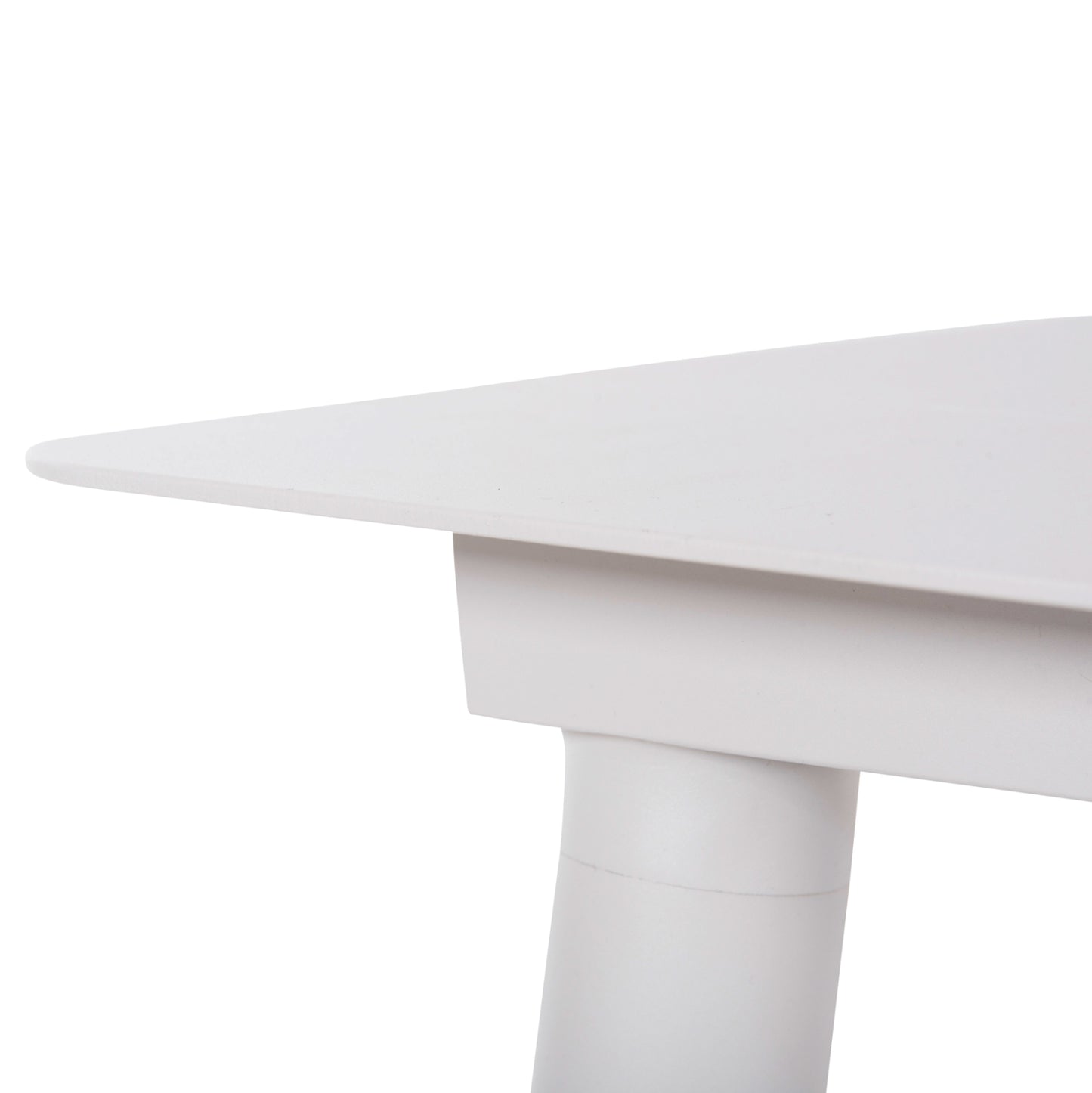 ALUMINUM RECTANGULAR TABLE JEROM HM6058.01 WHITE 180X90X74Hcm.