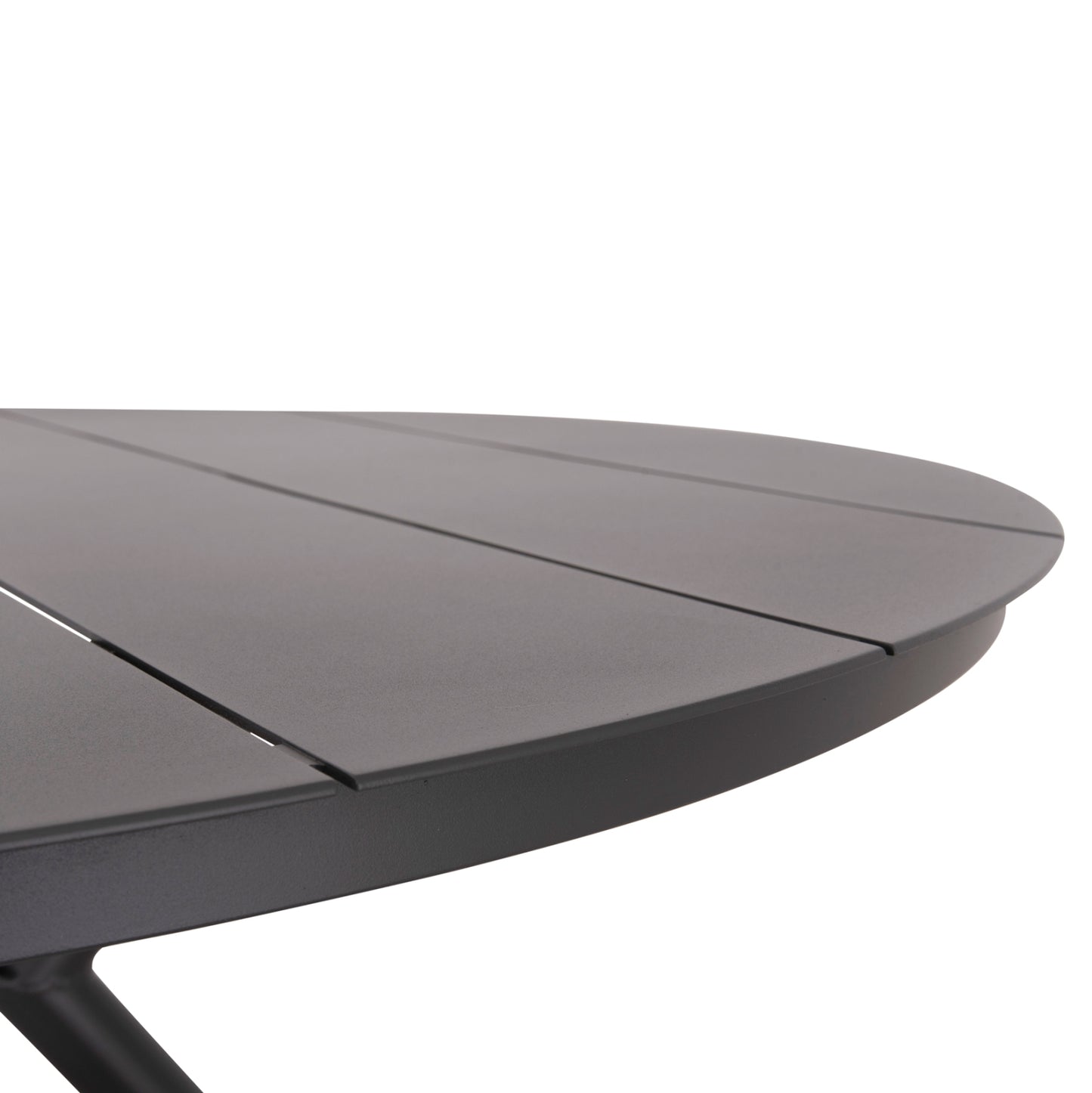 ROUND ALUMINUM TABLE HIGER HM6290.01 GREY Φ126x74Hcm.