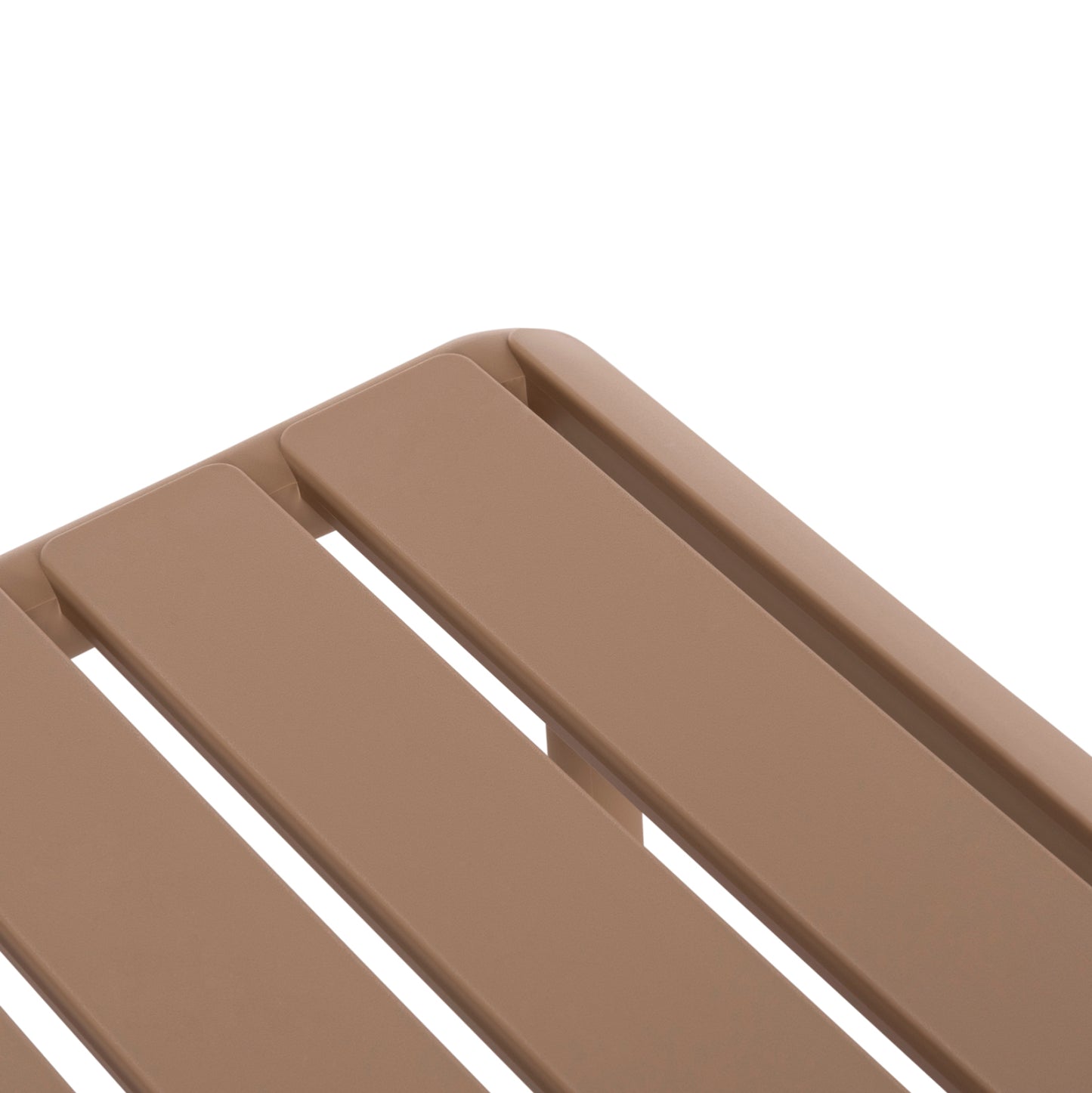 OUTDOOR COFFEE TABLE KORVER HM6334.04 POLYPROPYLENE IN CAPPUCCINO 100x60x46Hcm.