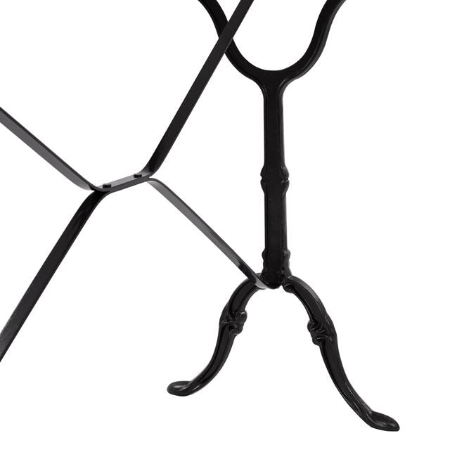 Table with base from cast iron HM440 with marble oval 120x59x72