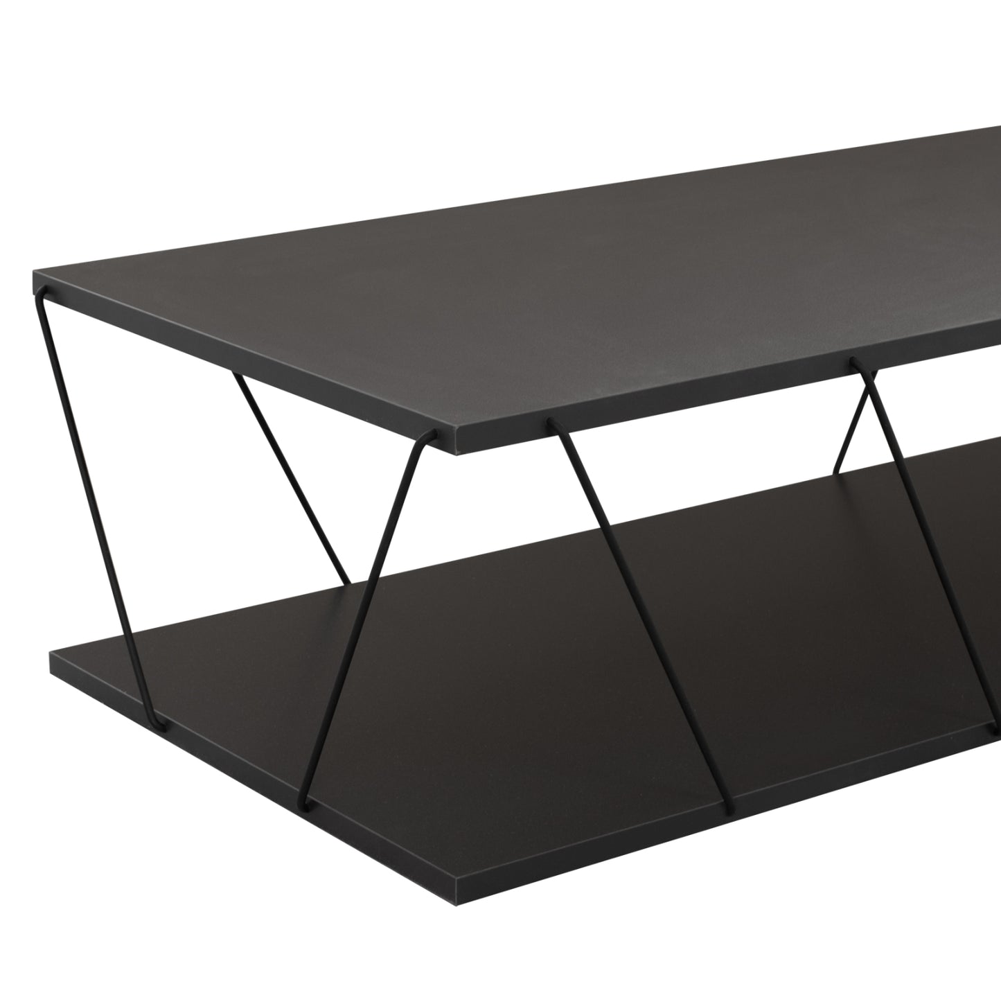 Кафе маса TARS с модерно оформление и сив меламин 120Х50Х30Hcm