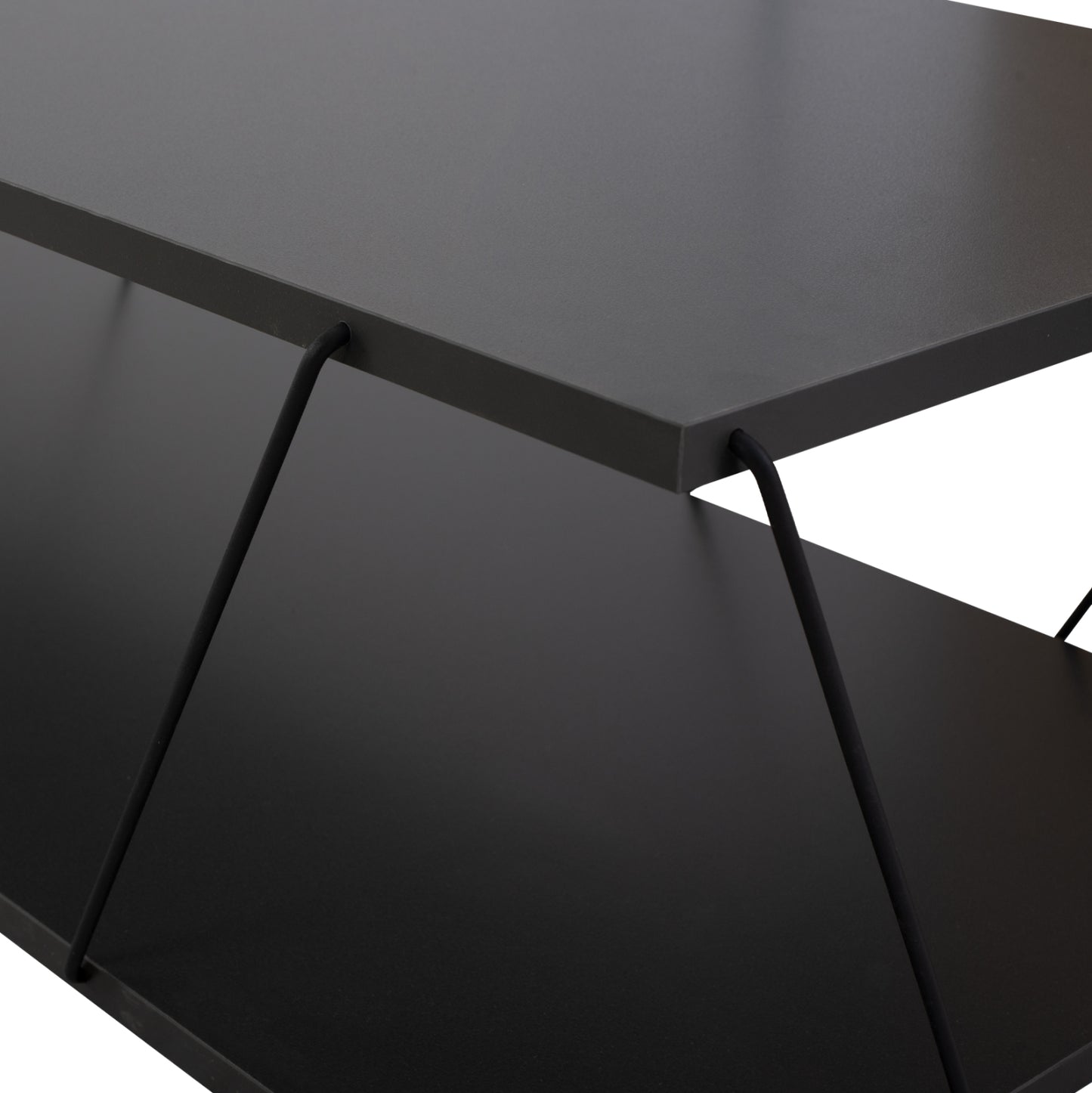 Кафе маса TARS с модерно оформление и сив меламин 120Х50Х30Hcm