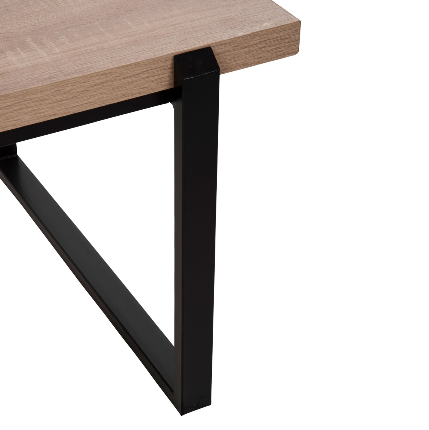 Кафе маса ШАБЕН с MDF плот и метална основа