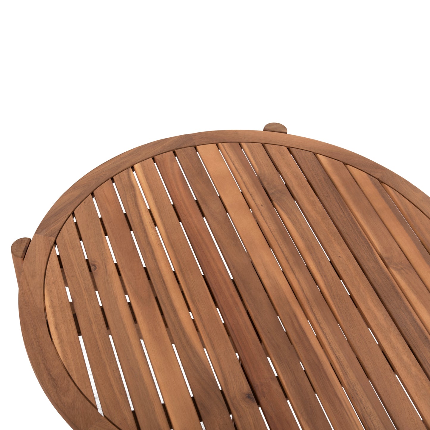 OUTDOOR ROUND COFFEE TABLE SANJI HM6228 ACACIA WOOD IN NATURAL COLOR Φ86x41,5Hcm