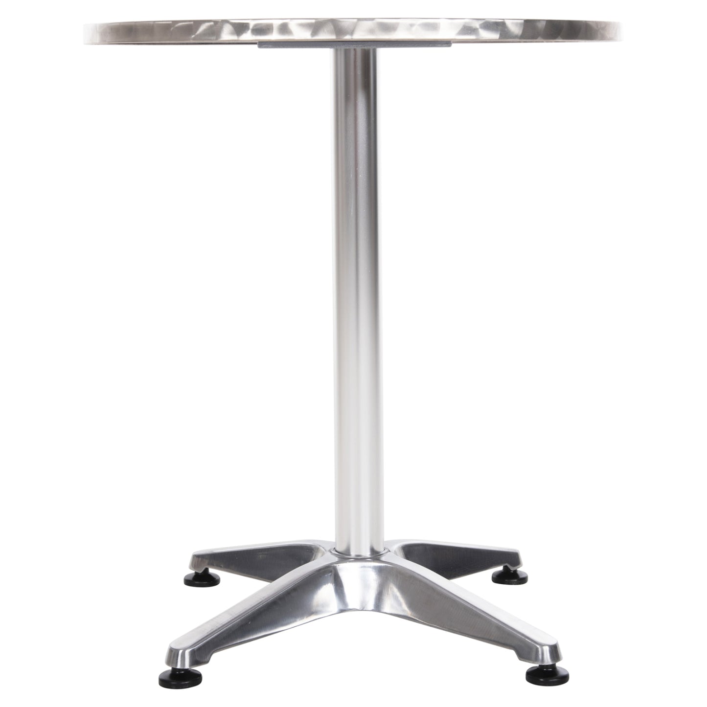 ROUND ALUMINUM TABLE FRODO HM5539 METALLIC COLOR-4-PRONGED BASE Φ59,5x69,5Hcm.