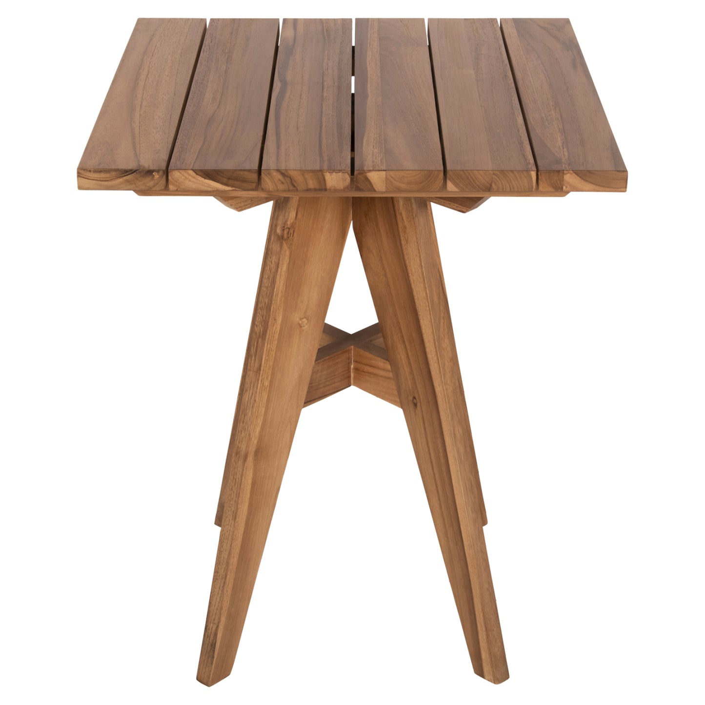 OUTDOOR SQUARE DINING TABLE LEO HM9860.11 TEAK WOOD 60x60x75Hcm.