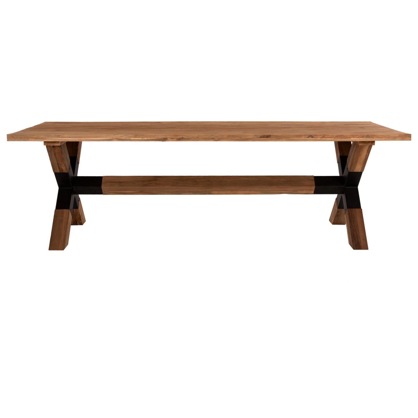 Трапезарна Масата KATTE от Рециклиран ТЕАК Дървен 250x100x78Hcm