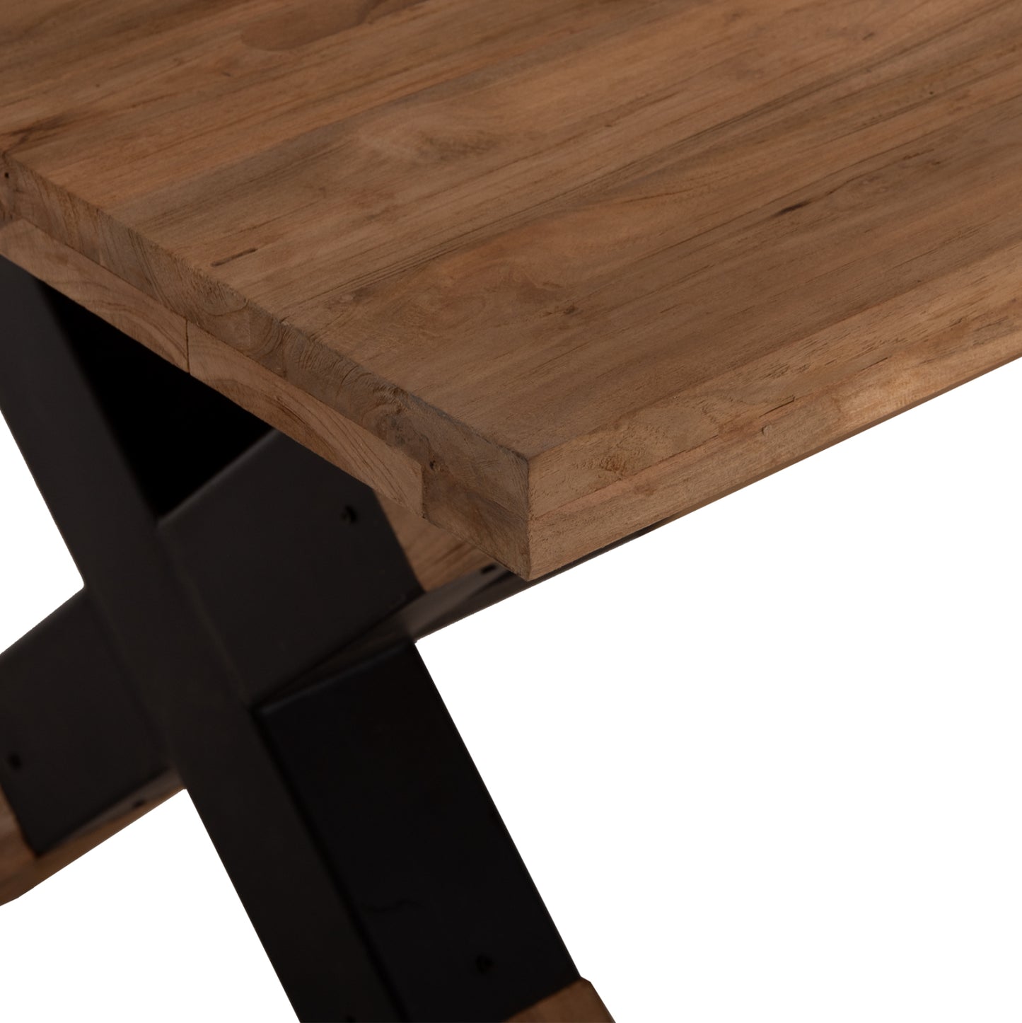 Трапезарна Масата KATTE от Рециклиран ТЕАК Дървен 250x100x78Hcm