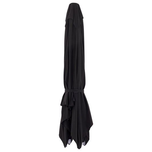 REPLACEMENT SHADE FOR UMBRELLA HM6026.03-BLACK POLYESTER- 3X3m image 1