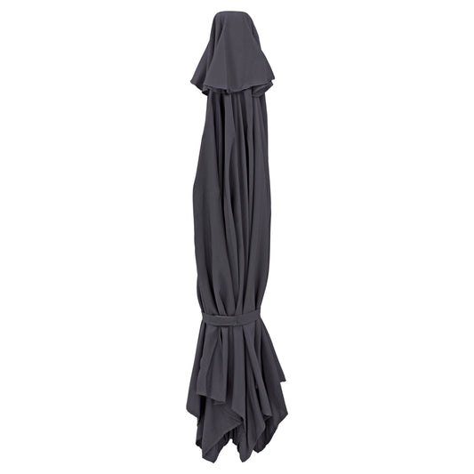 REPLACEMENT SHADE FOR UMBRELLA HM6030.10-ANTHRACITE-COLORED POLYESTER- Φ250cm image 1