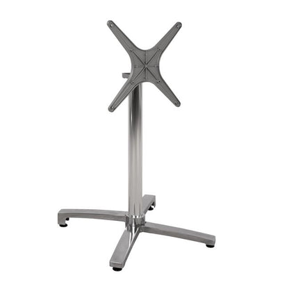 Aluminum base folding chromed 69x69x73-92cm with cross 48x48 HM459.03 image 1