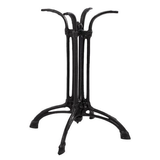 Base from cast iron HM444 with 4legs in black color 57X57X72 image 1