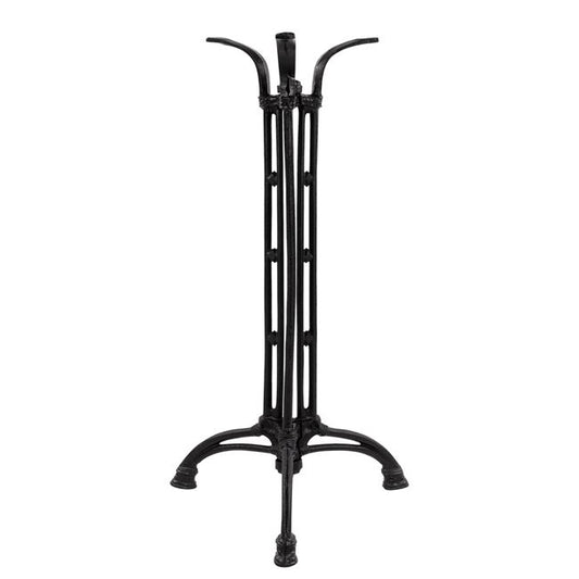 Base Bar from cast iron HM446 3legs in black color 50x50x105 image 1