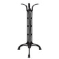 Base Bar from cast iron HM446 3legs in black color 50x50x105 image 1