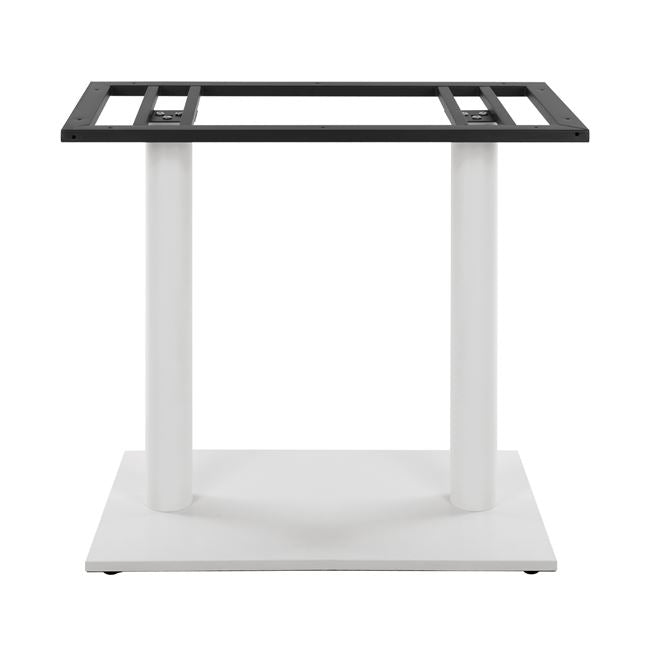Base Metallic Double White Matte 40x70x72 with adjusters HM435.12