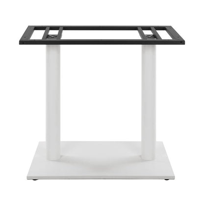 Base Metallic Double White Matte 40x70x72 with adjusters HM435.12