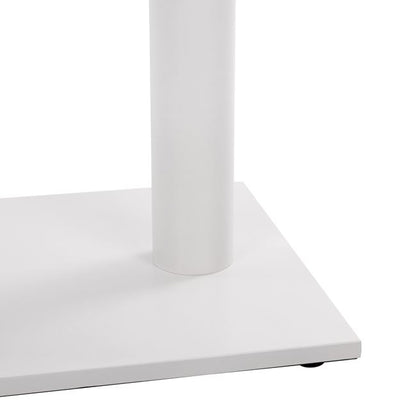 Base Metallic Double White Matte 40x70x72 with adjusters HM435.12