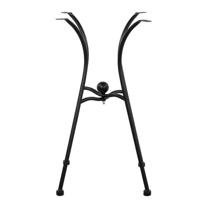 Metallic Base HM466 4legs in black color 50x50 cm.
