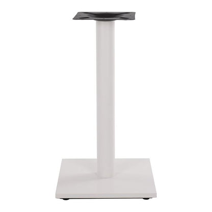 Base metallic White matte 40x40x72 with adjusters HM421.12
