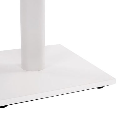 Base metallic White matte 40x40x72 with adjusters HM421.12