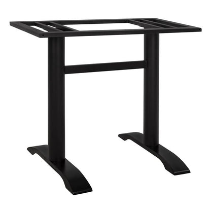 Metal base black matte 57x54x72.5 with desktop support HM458 image 1