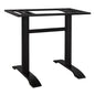 Metal base black matte 57x54x72.5 with desktop support HM458 image 1
