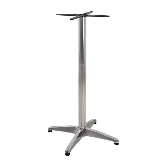 Bar Base Aluminum 65x65x110cm with cross 48x48cm HM450 Chromed image 1