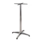 Bar Base Aluminum 65x65x110cm with cross 48x48cm HM450 Chromed image 1