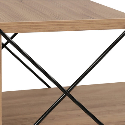 Нощно шкафче от меламин в естествен цвят 50x40x55H