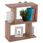 SIDE TABLE AMEER WITH STORAGE SPACES HM8881.11 MELAMINE IN NATURAL COLOR 50x17x56Hcm. image 1