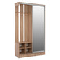 ENTRANCE FURNITURE WITH SLIDING WARDROBE AND MIRROR SONAMA HM2424 120X45X210Yec. image 1