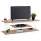 TV STAND TARS HM8922.14 MELAMINE SONOMA WHITE 120x32x33Hcm. image 1