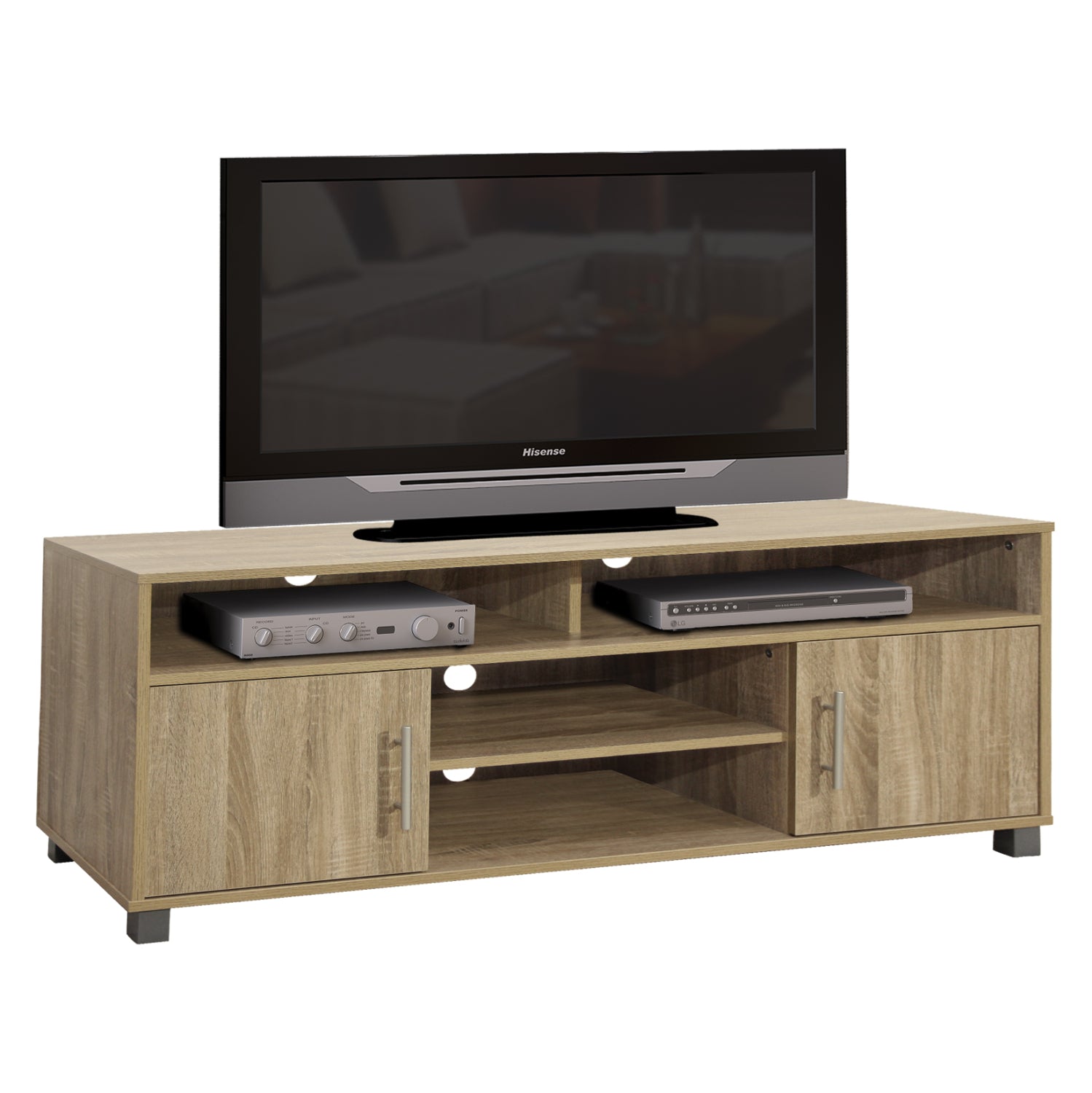 TV furniture melamine HM2202.02 Sonama  120x40x54 image 1