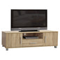 TV FURNITURE MACIE HM2203.02 MELAMINE IN SONAMA 120x40x39Hcm. image 1