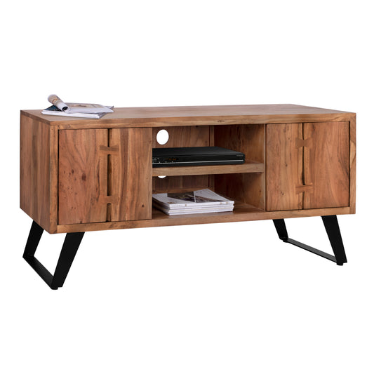 TV Furniture HM8177 Fansi from acacia solid wood natural 135x43x61.5 image 1
