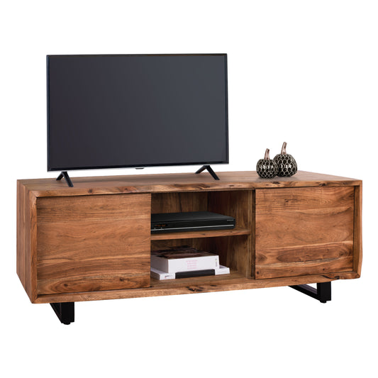 TV Furniture HM8185.11 Nicole from solid acacia wood Natural 160x45x57 image 1