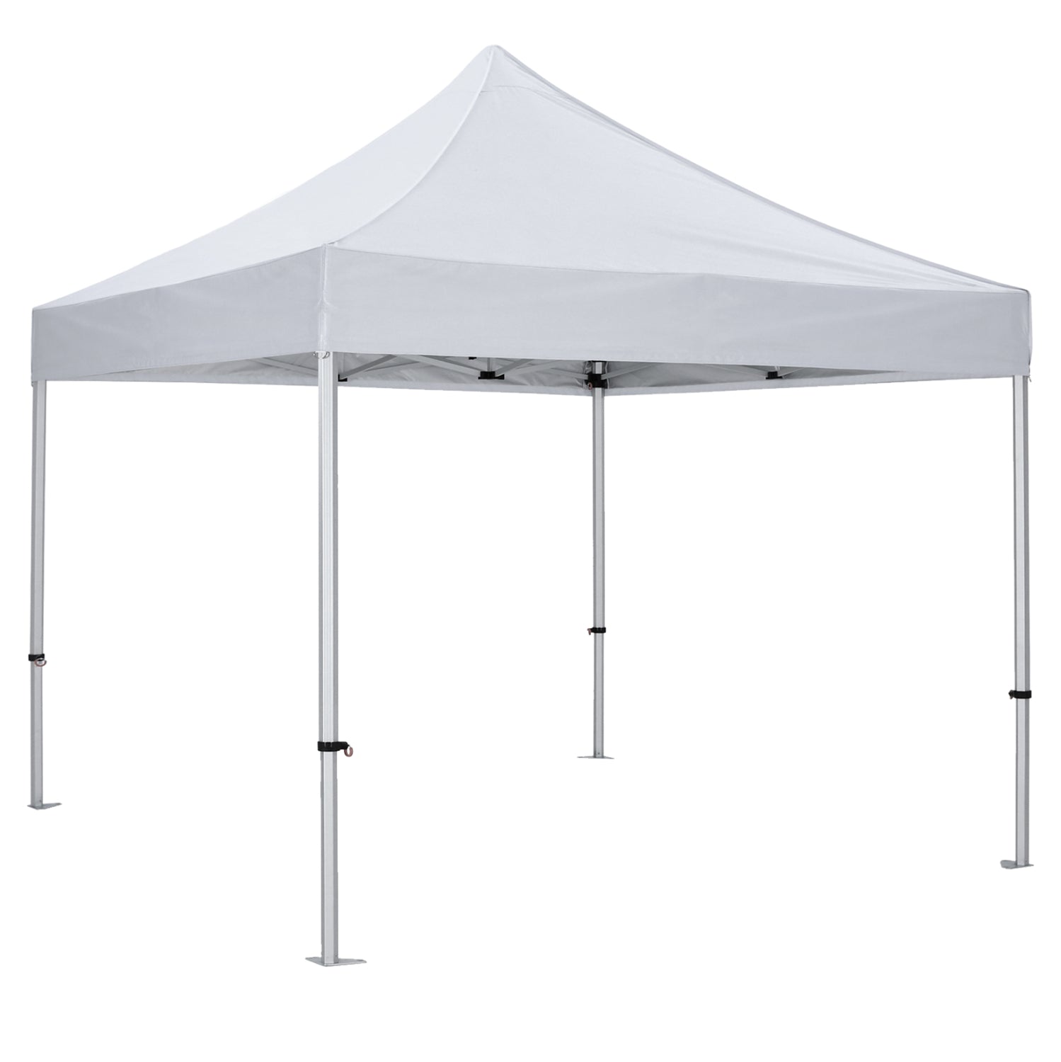 GAZEBO MATTHEW-AL HM6313 FOLDABLE-PROFESSIONAL USE-ALUMINUM FRAME IN SILVER-WHITE SHADE 3x3x3,43Hm image 1
