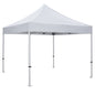 GAZEBO MATTHEW-AL HM6313 FOLDABLE-PROFESSIONAL USE-ALUMINUM FRAME IN SILVER-WHITE SHADE 3x3x3,43Hm image 1
