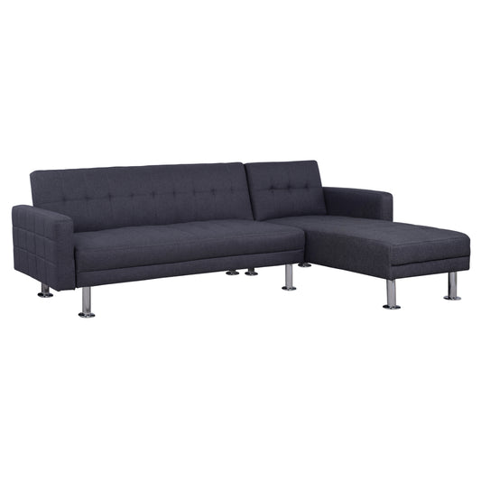 Multi Corner Sofa Bed Grey Color Holden HM3147.01 Reversible 265x151x78 image 1