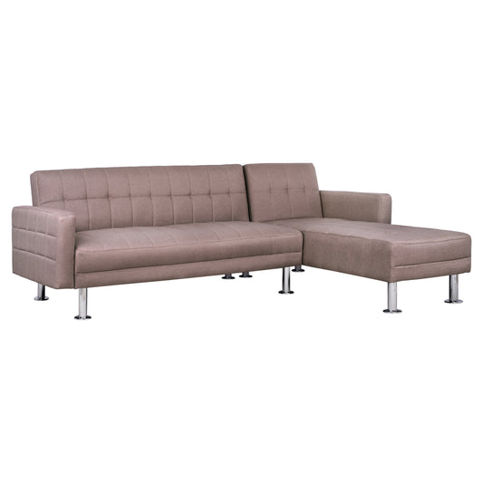Mutli Corner Sofa Beige Sofa Bed Holden HM3147.02 Recersible 265x151x78cm image 1