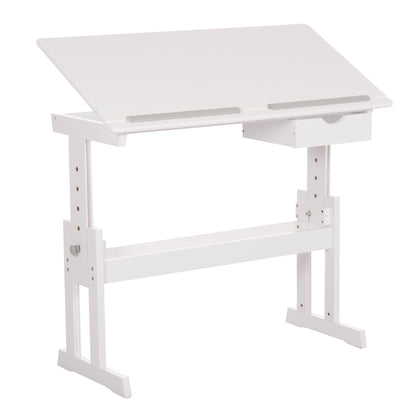 CHILDREN'S DRAWING DESK ASCENT HM18289 MDF IN WHITE 109x55x87.5Hcm. image 1