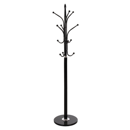 FLOOR STANDING HANGER HM9573.01 METALLIC 13 HANGING POSITIONS-BLACK Φ37x180Hcm. image 1
