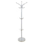 Hat/Coat Stand Metallic HM0039.02 rotating white with marble ''37x170 cm image 1
