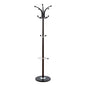 Hat/Coat Stand Metallic SHIA HM0038.05 rotating walnut with black marble base Φ37x170Η cm image 1