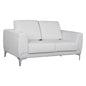 Sofa 2 seater Kenzie HM3121.22 with White PU 142x81x81 cm image 1