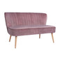 SOFA ANDY IN DUSTY PINK VELVET HM8401.02 128x70x77Y cm. image 1
