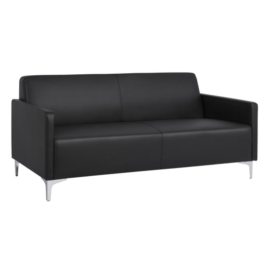 Sofa 3 seater Nellie HM3159.31 with black PU 163x71x71cm image 1
