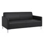 Sofa 3 seater Nellie HM3159.31 with black PU 163x71x71cm image 1