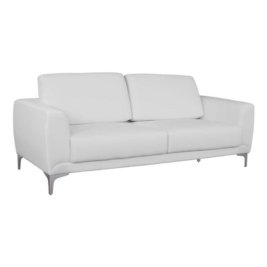 Sofa 3 seater Kenzie HM3121.32 with White PU 190x81x81  cm image 1